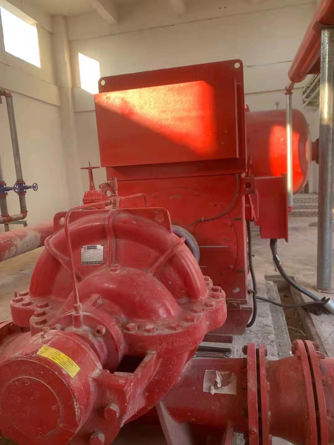 山东钢铁集团低压泵房项目消防泵房高压水泵