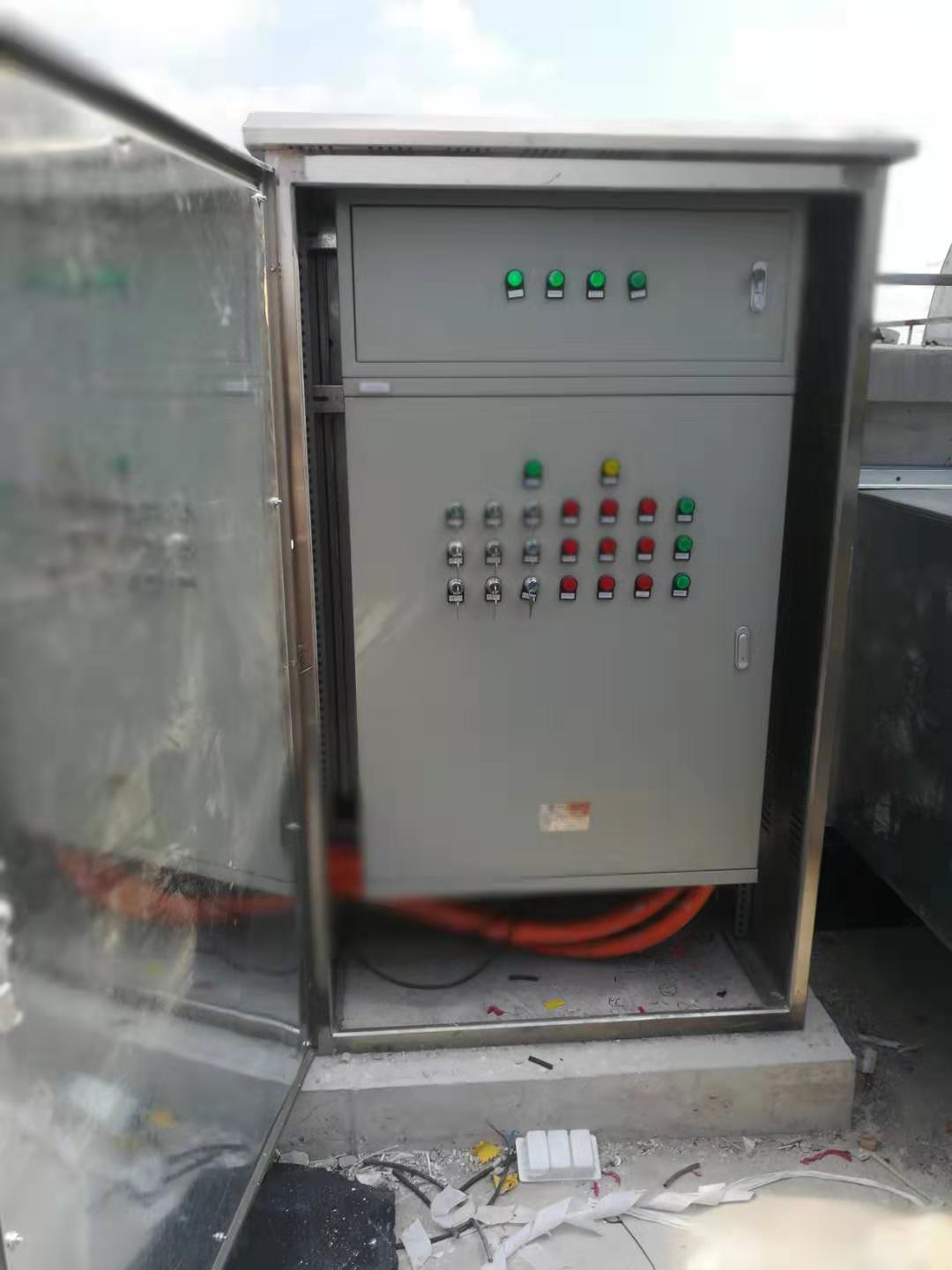 上海细胞研究中心项目消防风机控制箱户外箱实拍