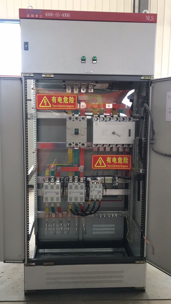 广西翡翠城消防泵控制柜带机械应急功能内部照