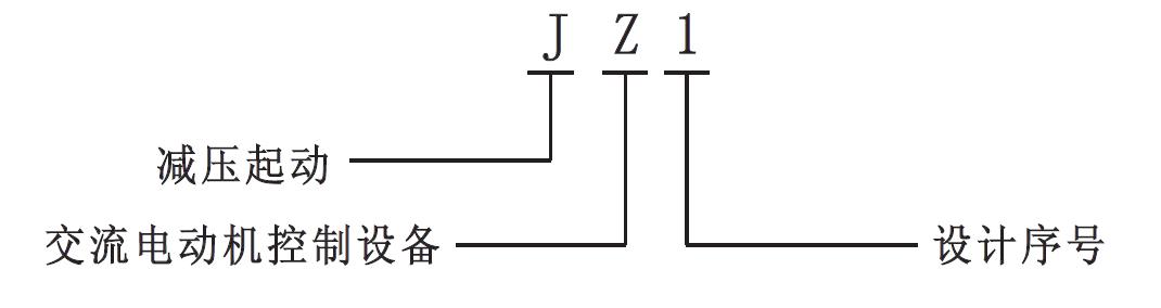 JZ1自耦减压降压启动柜型号含义
