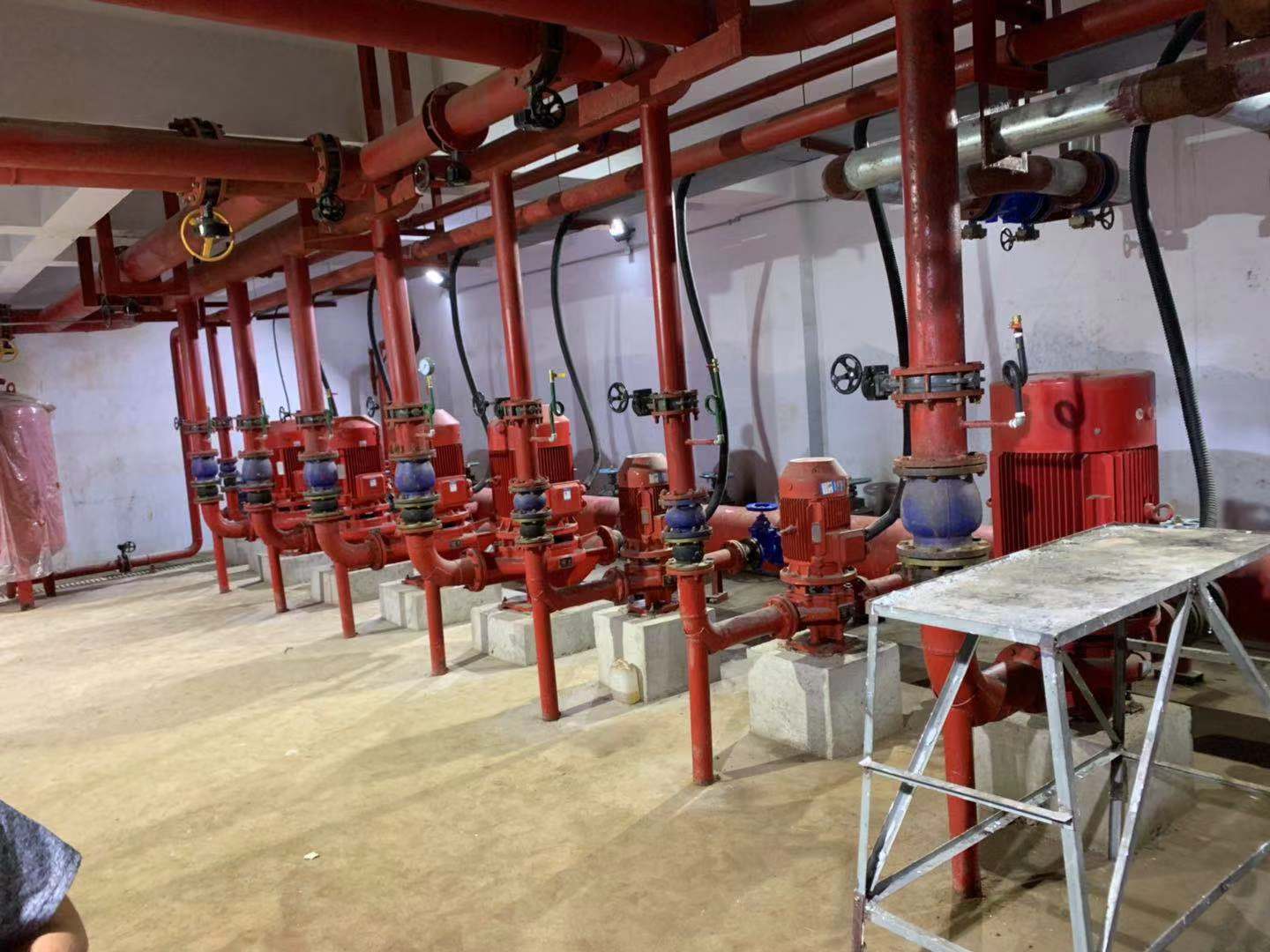 消防巡检柜西丰茅台产业项目控制水泵实拍图