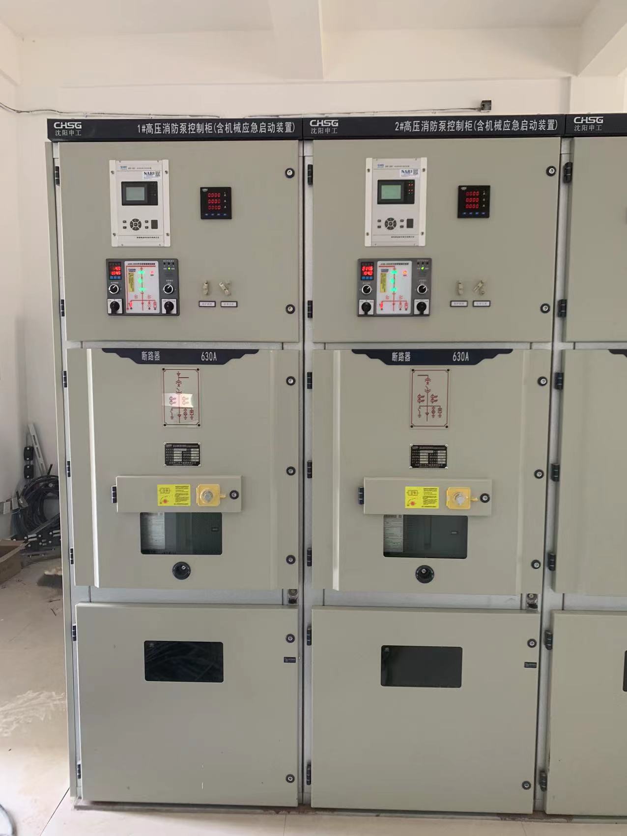 内蒙古鄂尔多斯建投国电项目高压消防泵控制柜含机械应急启动装置